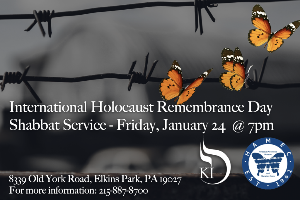 International Holocaust Remembrance Day Shabbat 2025 Reform